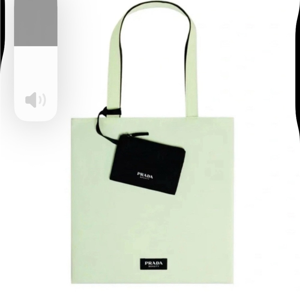 Prada Dual-Tone Black and Cream Tote Set - Picture 3 of 4